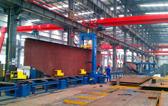 Özel kaynaklı H kirişli yapısal çelik Q235B Q355B ASTM A36