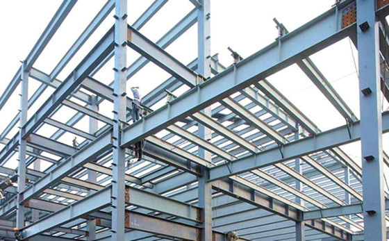 Özel kaynaklı H kirişli yapısal çelik Q235B Q355B ASTM A36