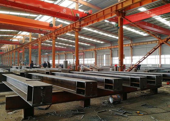 H şeklinde çelik kiriş Q235B Q355B ASTM A36 Yapısal çelik imalatı