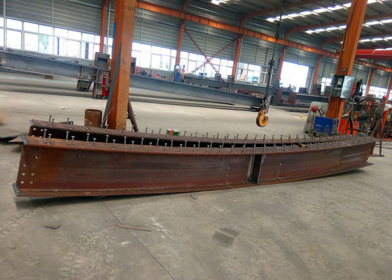 H şeklinde çelik kiriş Q235B Q355B ASTM A36 Yapısal çelik imalatı