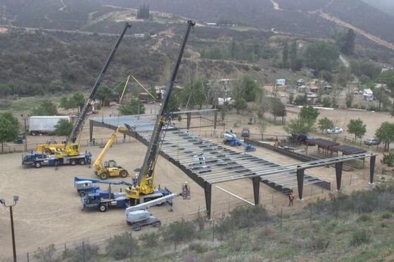Çelik Çerçeve Ahır Metal At Ahırı Yapısı Q235B Q355B