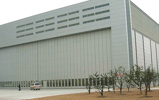 Q235B Q355B ASTM A36 Çeliği ile Çelik Yapı Uçak Hangarı