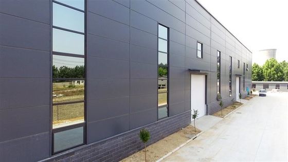 Alüminize çinko kaplama ile yalıtımlı prefabrik çelik depo