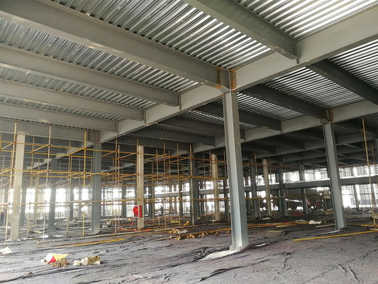 Ateş geçirmez prefabrik çelik çerçeve Atölyesi / Depo / Hangar Binası