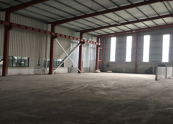 Ateş geçirmez prefabrik çelik çerçeve Atölyesi / Depo / Hangar Binası