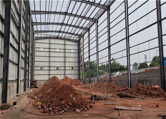 Q235B/Q355B Çerçeveli Prefabrik Endüstriyel Çelik Binalar