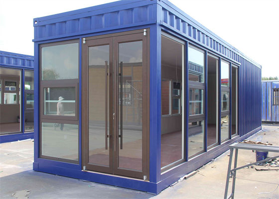 Galvanizli Çelik Prefabrik Konteyner Ev, Cam Yünü Panellerle