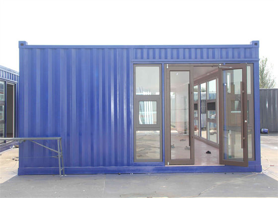 Galvanizli Çelik Prefabrik Konteyner Ev, Cam Yünü Panellerle