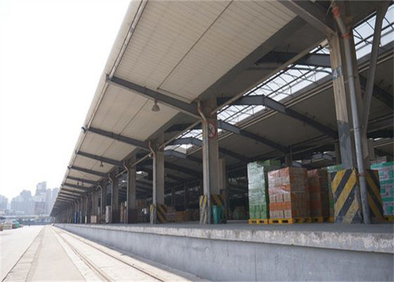 Prefabrik Çelik Yapı Depo Q235B Q355B 50 Yıl Ömür