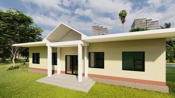 Cam Yün yalıtımlı prefabrik çelik yapı evi