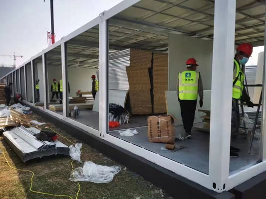 EPS Sandviç Panelli Galvanizli Çelik Prefabrik Konteyner Ev