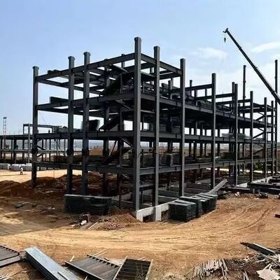 Resor projeleri için boyalı prefabrik çelik otel binası