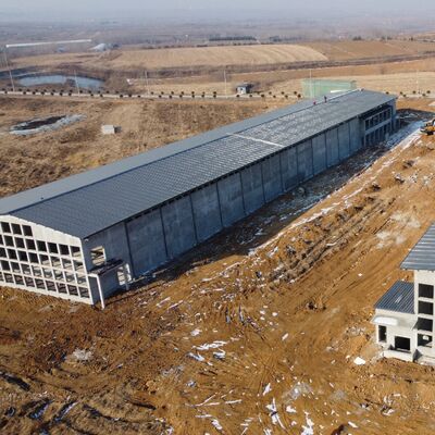 Prefabrik yalıtımlı çelik yapısı katmanlı çiftlik için tavuk evi